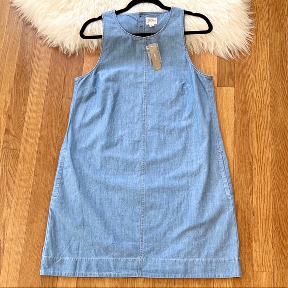 J. Crew Chambray Shift Dress - Picture 6 of 10